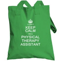 I Can't Keep Calm I'm A Physical Therapy Assistant Totebag