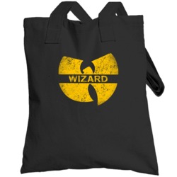 Wizard W Word Cool Wutang Logo Parody Totebag