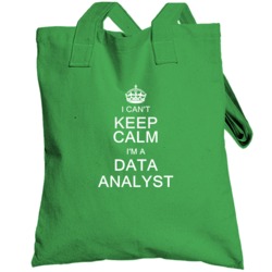 I Can't Keep Calm I'm A Data Analyst Totebag
