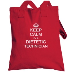 Keep Calm I'm A Dietetic Technician Totebag