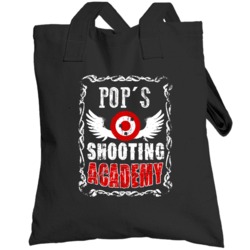 Pop Shooting Academy Gun Range Firearm Totebag
