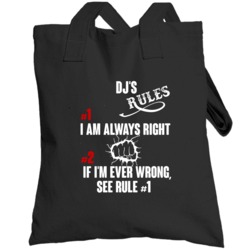 Dj Funny Rules Totebag