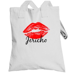 Jericho Personalized Name Lips Kiss Love Essential Totebag
