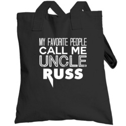 Favorite Uncle Russ Trendy Cool Name Totebag