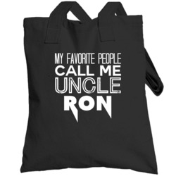 Favorite Uncle Ron Trendy Cool Name Totebag