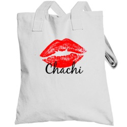 Chachi Personalized Name Lips Kiss Love Essential Totebag