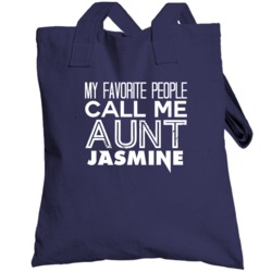 Favorite Aunt Jasmine Trendy Cool Name Totebag