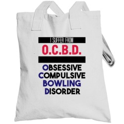 Ocbd Obsessive Bowling Disorder Favorite Sport Totebag