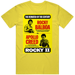 Rocky Balboa Vs Apollo Creed Boxing Match T Shirt
