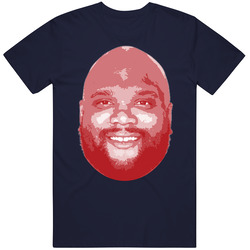 Alan Branch Big Head New England Football Player Fan T Shirt