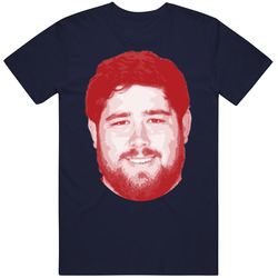 David Andrews Big Head New England Football Player Fan T Shirt