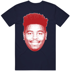 Marquis Flowers Big Head New England Football Player Fan T Shirt