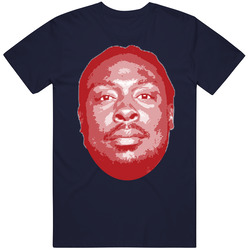 Rick Jean Francois Big Head New England Football Player Fan T Shirt