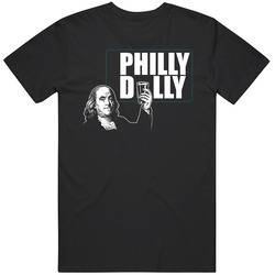 Benjamin Franklin Philly Dilly Philadelphia Football T Shirt