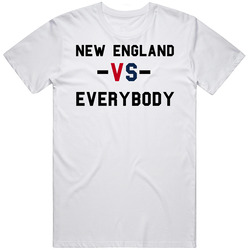 New England Vs Everybody Football Team Colours T Shirt