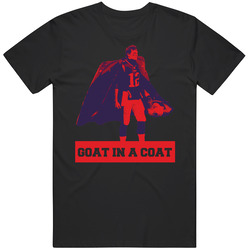 Tom Brady Goat In A Coat New England Football T Shirt