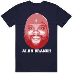 Alan Branch Face Big Head New England Football Player Fan T Shirt