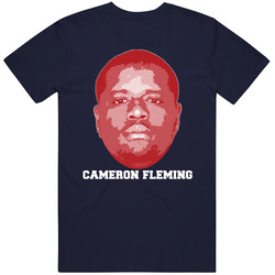 Cameron Fleming Face Big Head New England Football Player Fan T Shirt