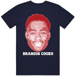 Brandin Cooks Face Big Head New England Football Player Fan T Shirt