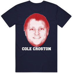 Cole Croston Face Big Head New England Football Player Fan T Shirt