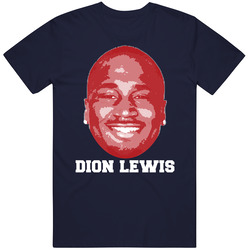 Dion Lewis Face Big Head New England Football Player Fan T Shirt