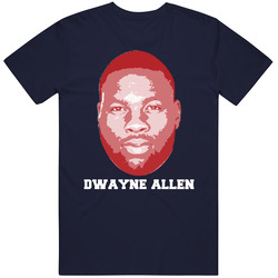 Dwayne Allen Face Big Head New England Football Player Fan T Shirt