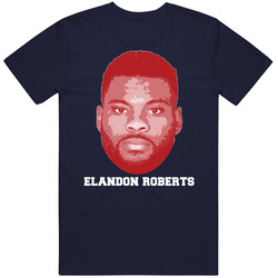 Elandon Roberts Face Big Head New England Football Player Fan T Shirt
