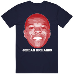 Jordan Richards Face Big Head New England Football Player Fan T Shirt