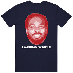 Laadrian Waddle Face Big Head New England Football Player Fan T Shirt
