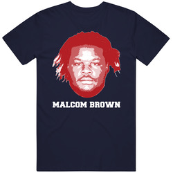 Malcom Brown Face Big Head New England Football Player Fan T Shirt