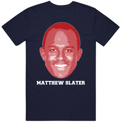 Matthew Slater Face Big Head New England Football Player Fan T Shirt
