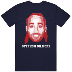 Stephon Gilmore Face Big Head New England Football Player Fan T Shirt