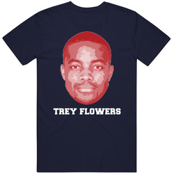 Trey Flowers Face Big Head New England Football Player Fan T Shirt