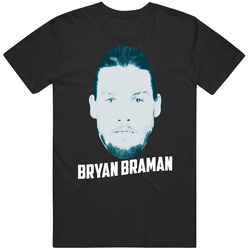 Bryan Braman Face Big Head Philadelphia Football Player Fan T Shirt
