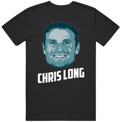 Chris Long Face Big Head Philadelphia Football Player Fan T Shirt