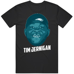 Tim Jernigan Face Big Head Philadelphia Football Player Fan T Shirt