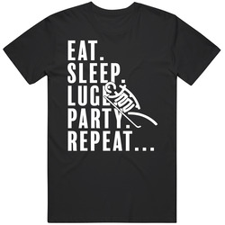 Eat Sleep Luge Party Repeat Pyeongchang 2018 Winter Olympics T Shirt Eat Sleep Luge Party Repeat Pyeongchang 2018 Winter Olympics T Shirt