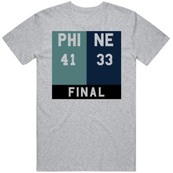 Philadelphia 41 New England 33 Final Team Color Championship Football 