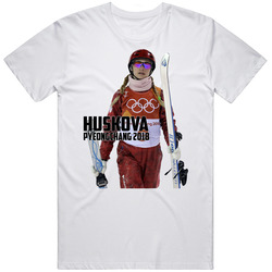 Hanna Huskova Belarus Freestyle Skiing 2018 Olympic Fan T Shirt Hanna Huskova Belarus Freestyle Skiing 2018 Olympic Fan T Shirt