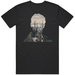 True Detective Matthew Mcconaughey Double Exposure Fan T Shirt
