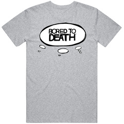 Bored To Death Thought Bubble Logo Tv Show Fan T Shirt