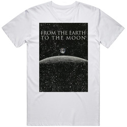 From The Earth To The Moon Distressed Poster Tv Show Fan T Shirt
