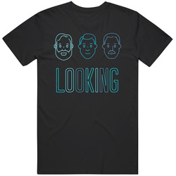 Looking Tv Show Neon Sign Fan T Shirt