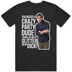 Aziz Ansari You Missed A Crazy Party Dude I Woke Up With Glitter On My