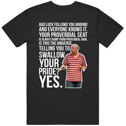 Eddie Pepitone Bad Luck Follows You Around Quote Comedian Fan T Shirt Eddie Pepitone Bad Luck Follows You Around Quote Comedian Fan T Shirt