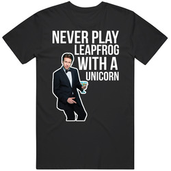 Pete Holmes Never Play Leapfrog With A Unicorn Quote Comedian Fan T Sh Pete Holmes Never Play Leapfrog With A Unicorn Quote Comedian Fan T Sh