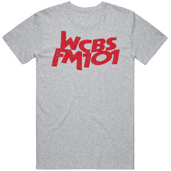70s Wcbs Fm101 New York City Radio Station Fan T Shirt