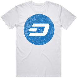 Dash Distressed Cryptocurrency E-currency Online Shopping Fan T Shirt