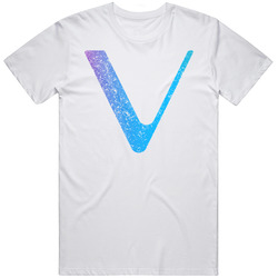 Vechain Ven Distressed Cryptocurrency E-currency Online Shopping Fan T