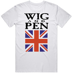 Wig & Pen Pizza Pub Restaurant Foodie Tour Brand Logo Fan T Shirt Wig & Pen Pizza Pub Restaurant Foodie Tour Brand Logo Fan T Shirt